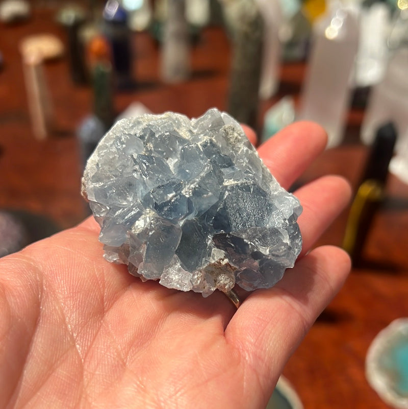 BLUE CELESTITE NATURAL STONE