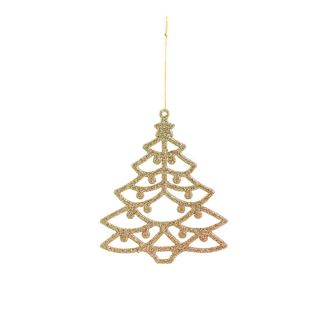 HANGING CHRISTMAS TREE 12PK