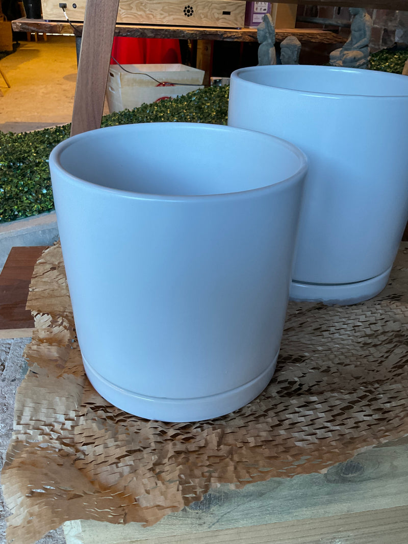 CERAMIC POT MATTE WHITE