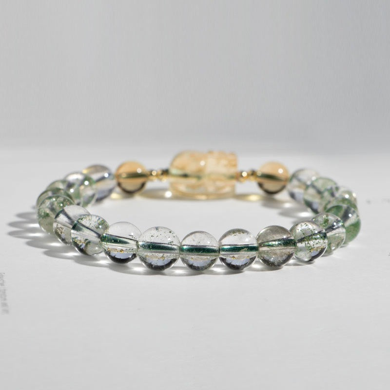 GREEN PHANTOM QUARTZ WITH PIXIU