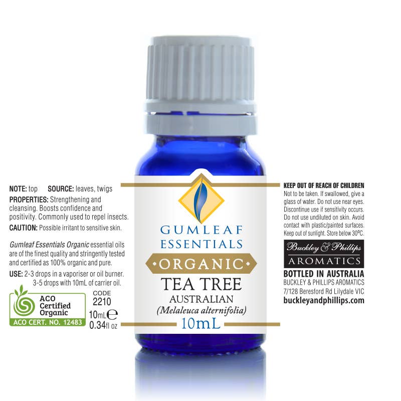 Organic Tea Tree Australian Essential Oil