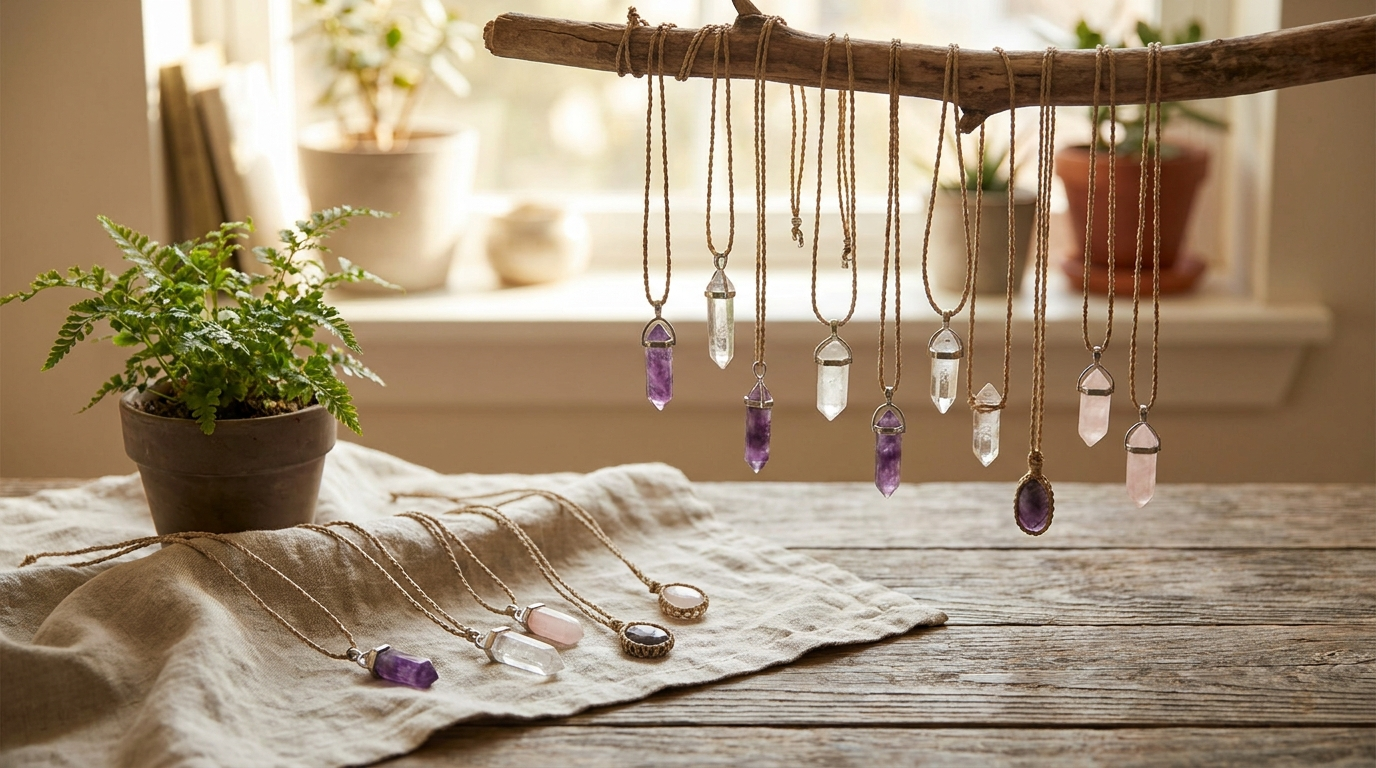 Crystal Necklace & Pendants