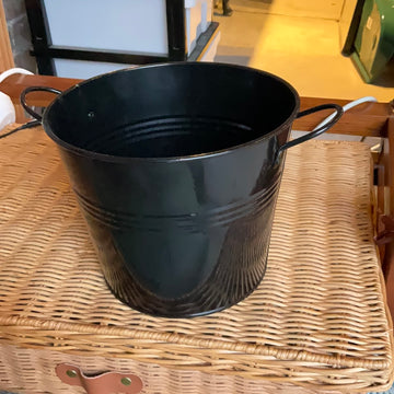 TIN BUCKET WITH HANDLES