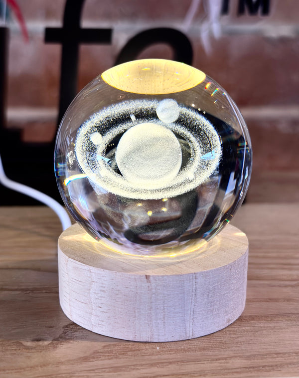 Gingko LED Crystal Spheres