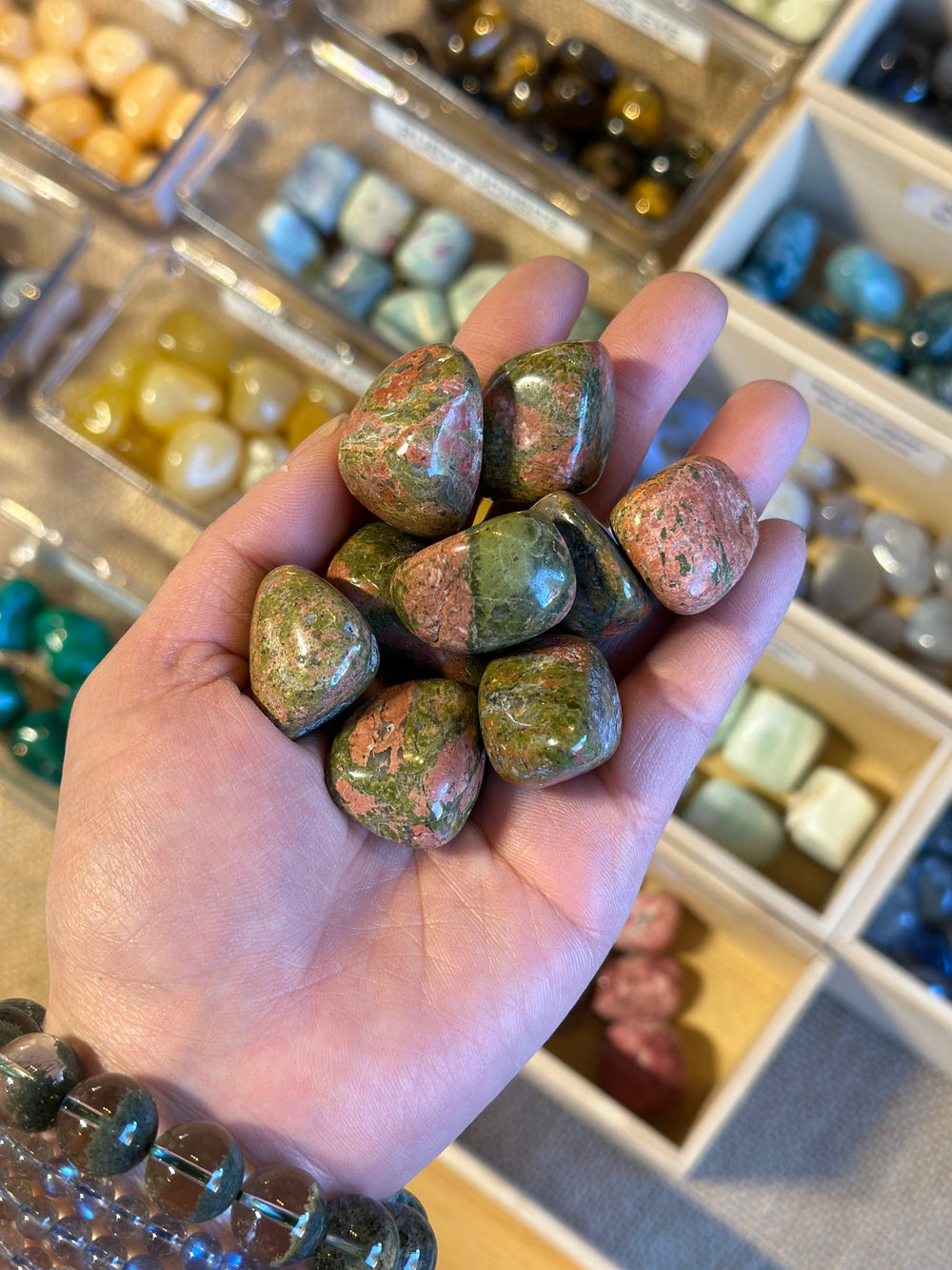 Unakite Tumbled Stone
