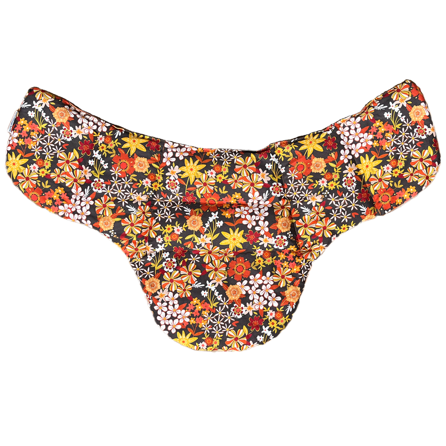 Neck Heat Pack Groovy Flowers Black