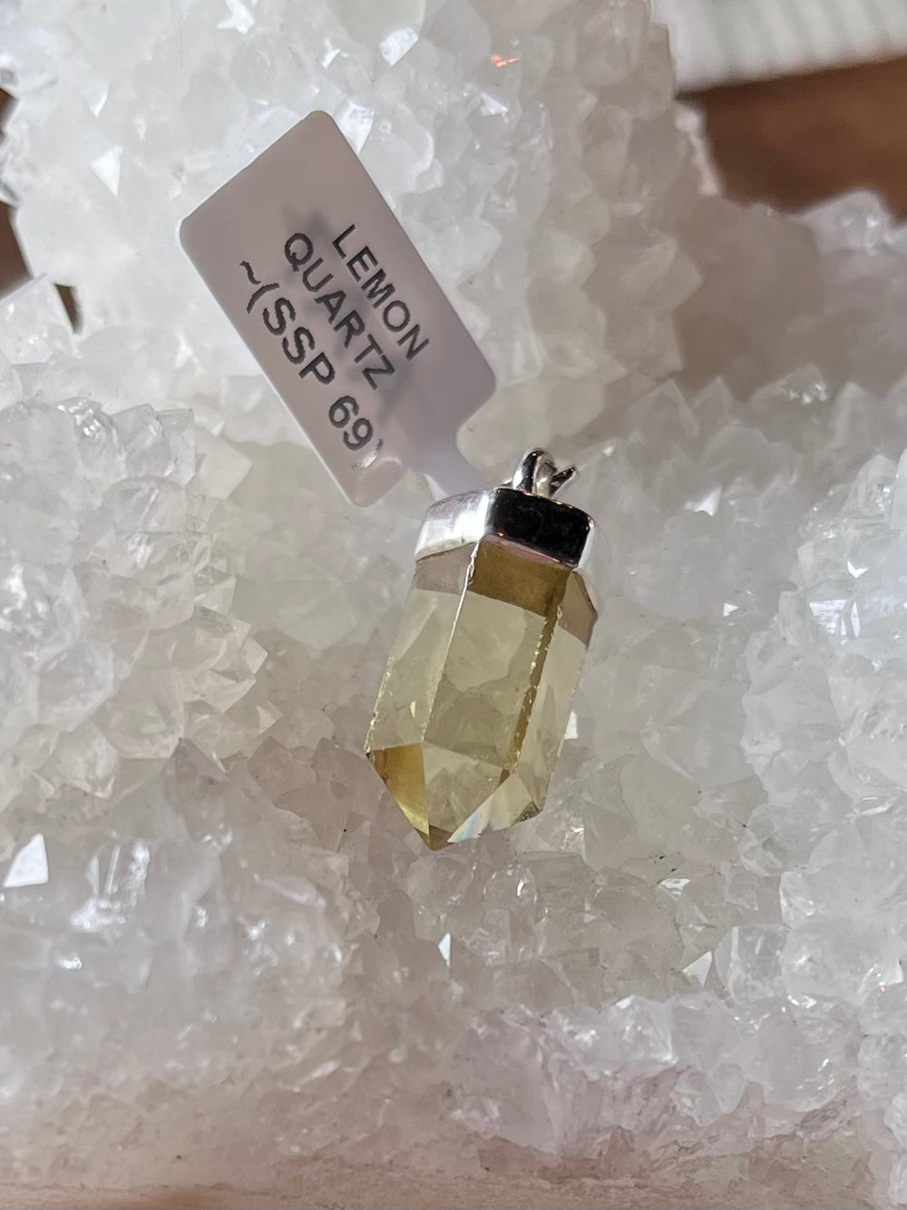 Lemon Quartz Pendant