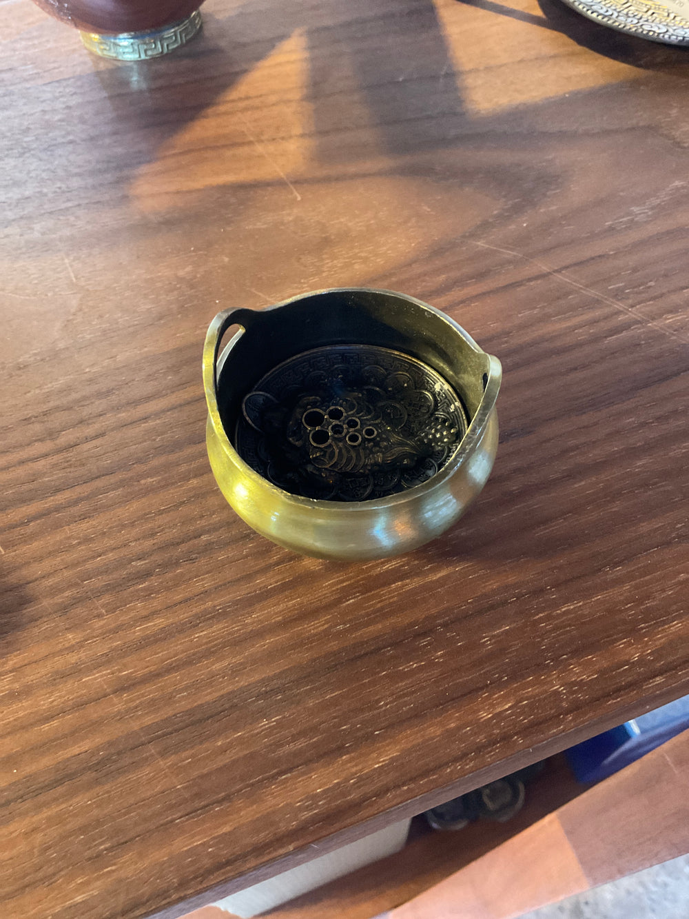 Bronze Two-Sided Handle Oil Burner