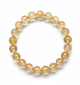 Natural Citrine Bead Bracelet (10mm)