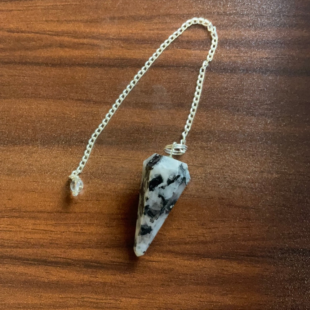 Rainbow Moonstone Pendulum