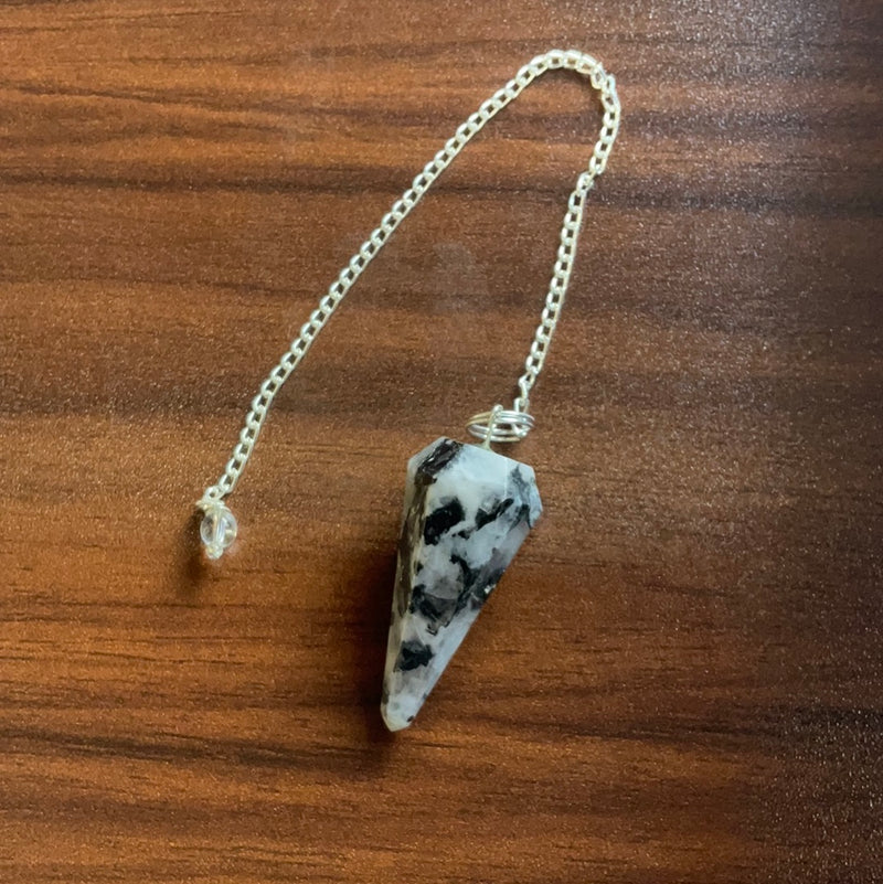 Rainbow Moonstone Pendulum