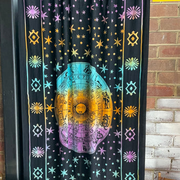 ZODIAC TIE DYE CURTAIN