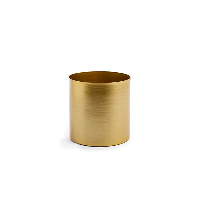 Metal Pot Set 3 Brass Gold