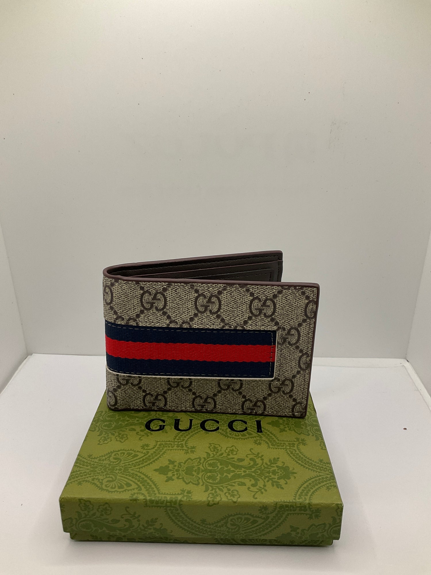 Gucci Men’s GG Supreme Bifold Wallet