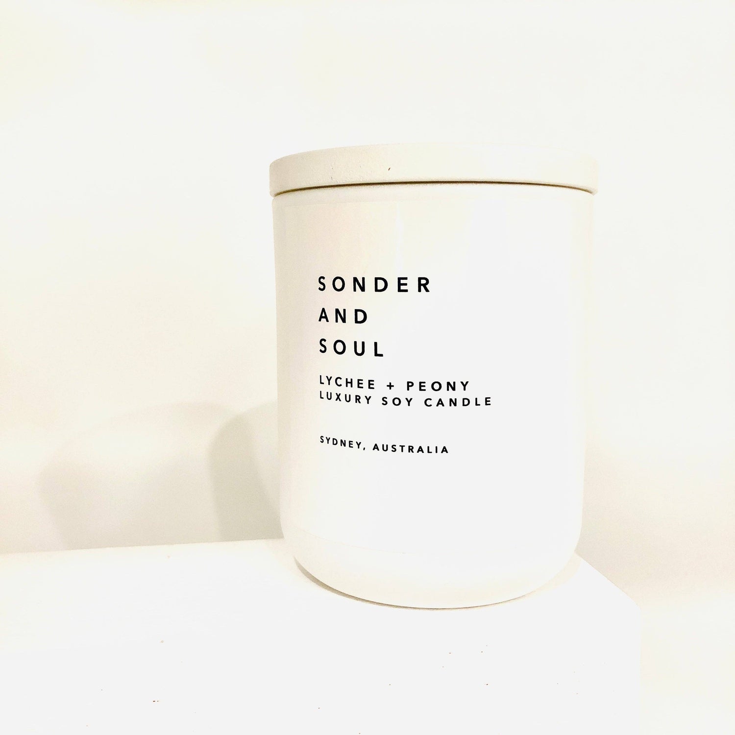 Lychee + Peony Soy Candle