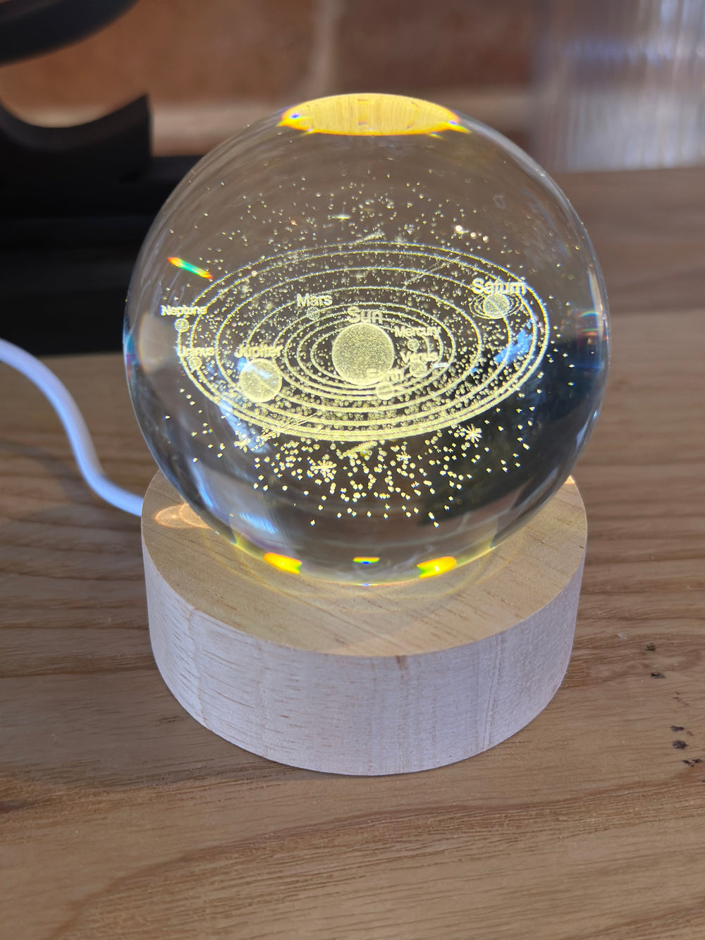 Gingko LED Crystal Spheres