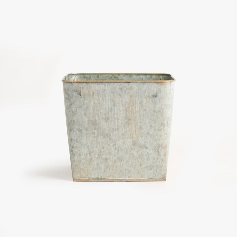 Atelier Square Metal Tin Planter