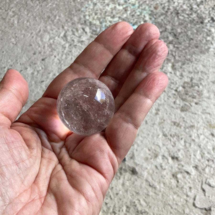 CLEAR QUARTZ SPHERE