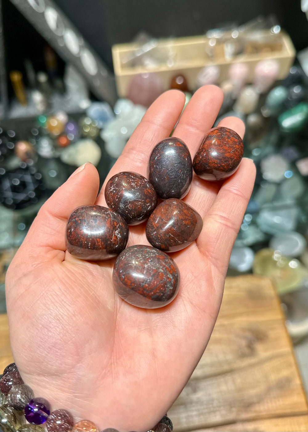 Brecciated Jasper Tumbled Stone