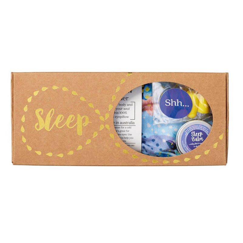 SLEEP GIFT PACK – BLUE COCKATOO EYEPILLOW + MORE