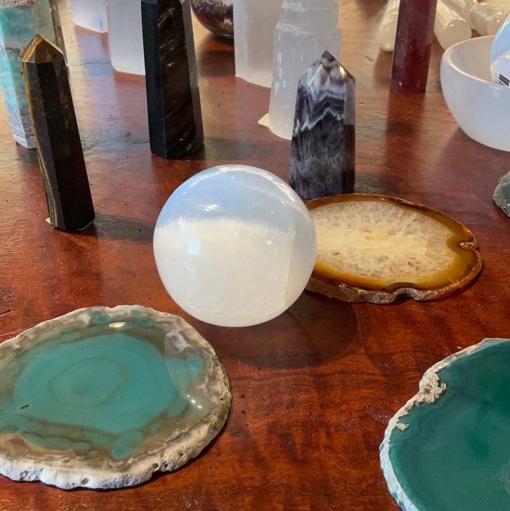Selenite Sphere