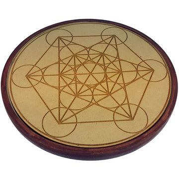 WOODEN GRID BOARD - METATRON 15CM