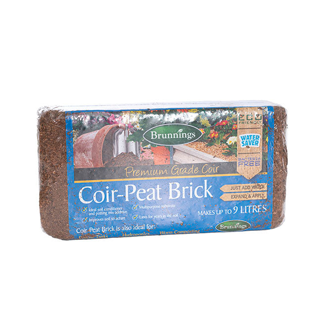 Coir Peat 9L Single Brick