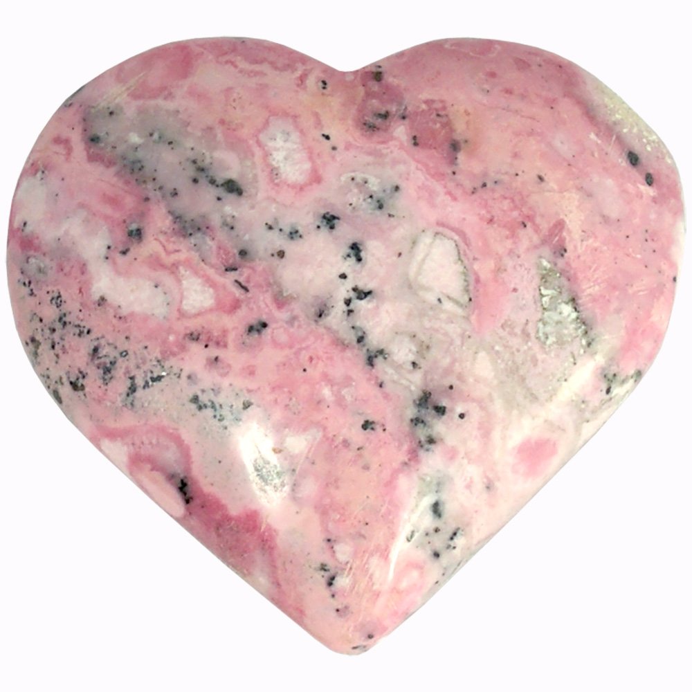 HEART - RHODONITE PUFFED