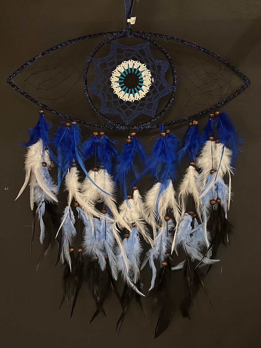 LARGE EVIL EYE DREAMCATCHER