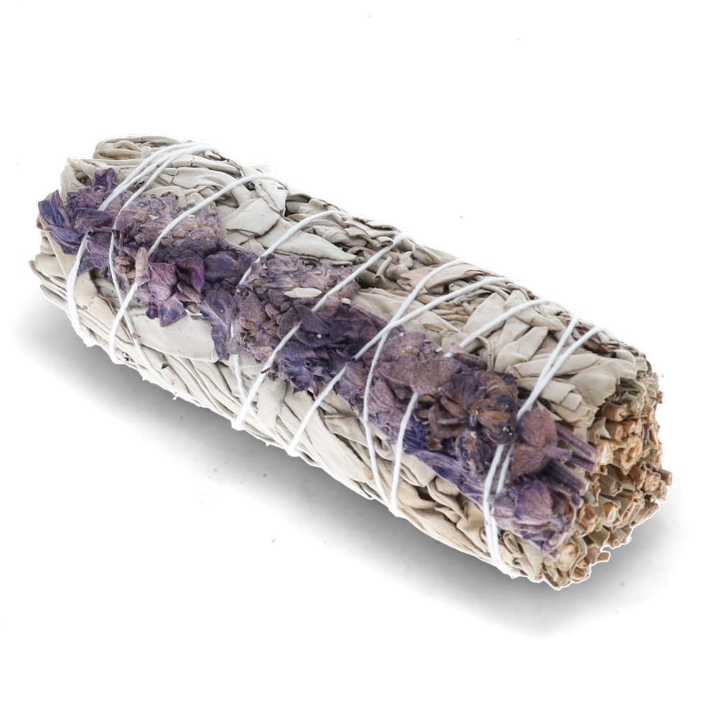 WHITE SAGE LAVENDER 13CM