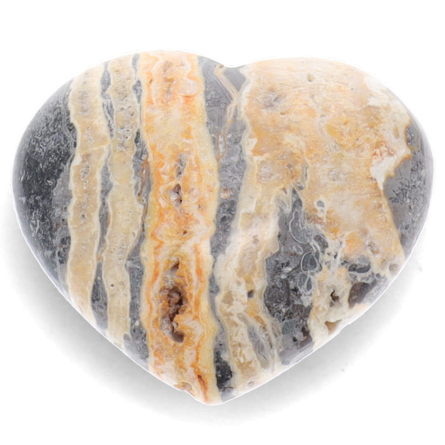 HEART - BUMBLE BEE JASPER