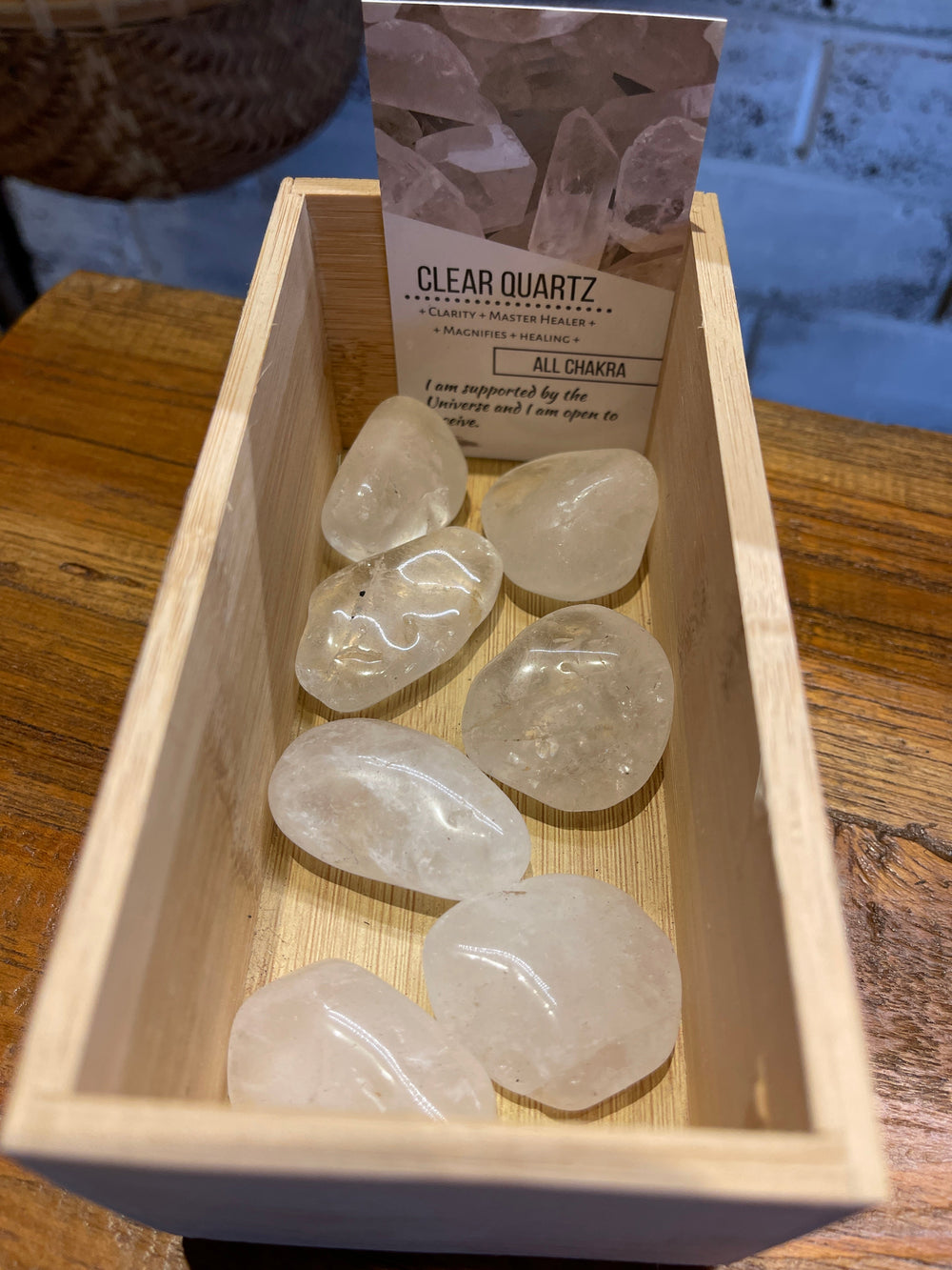Clear Quartz Tumbled Stone