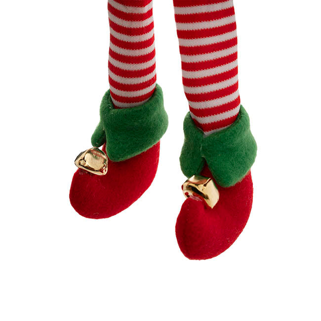 Sam Cheeky Christmas Elf Doll Red & Green