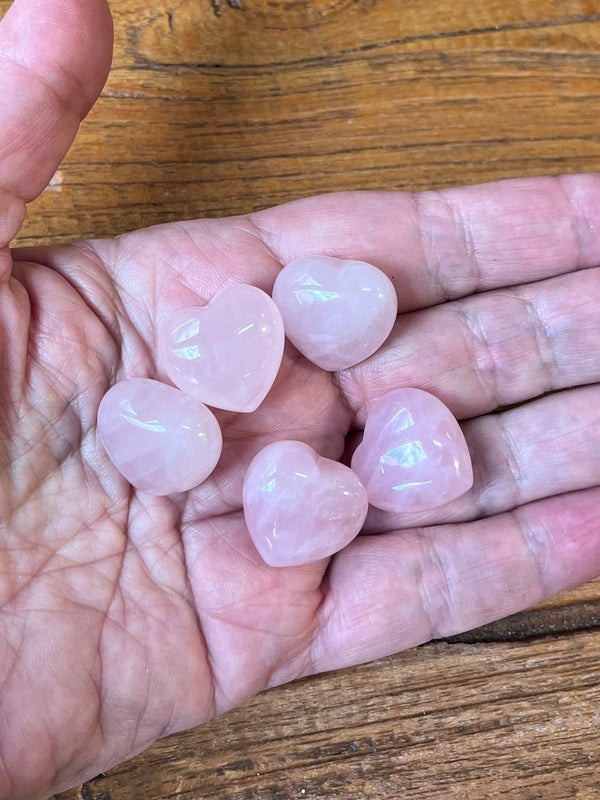 Rose Quartz Heart 2cm