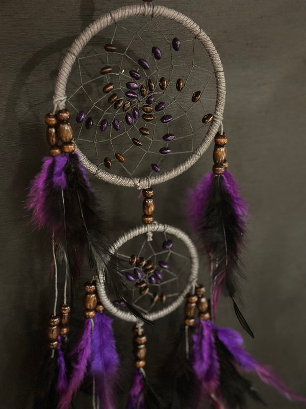 Purple Dreamcatcher 11cm x 60cm