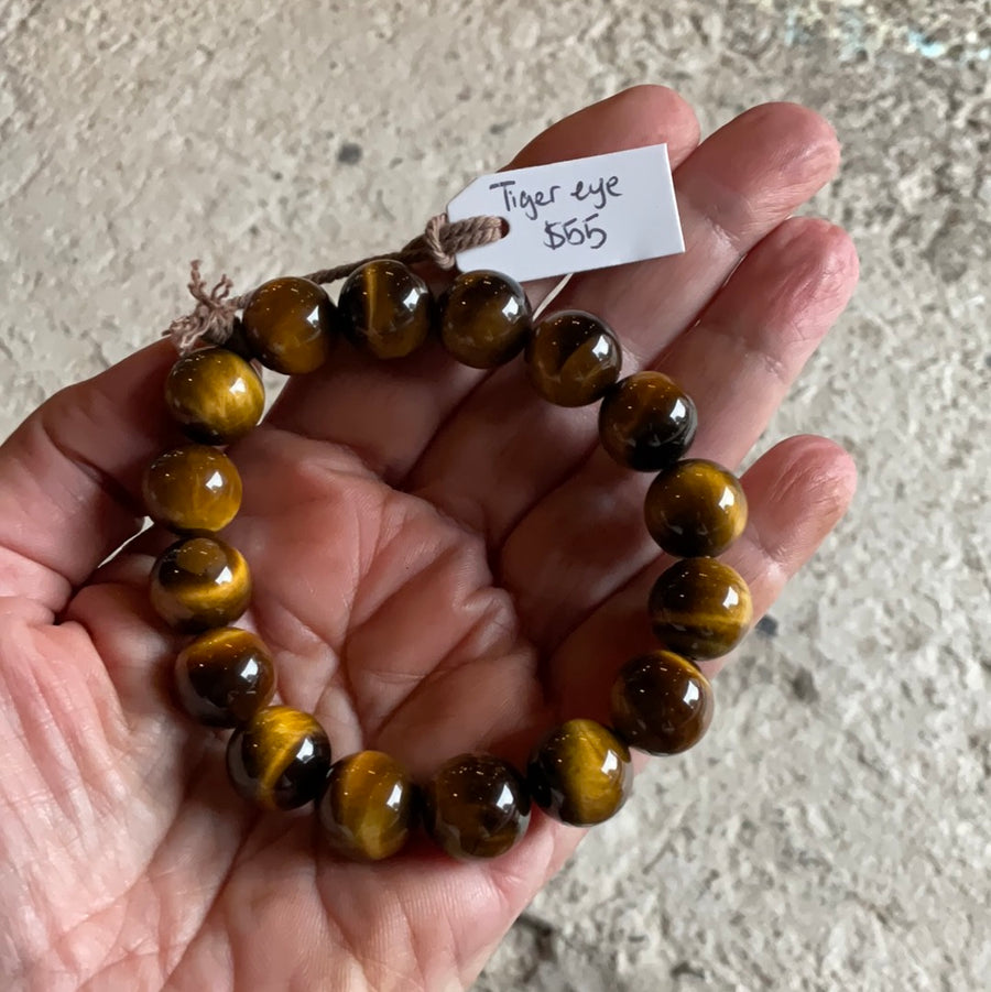 TIGER EYE GOLD BRACELET