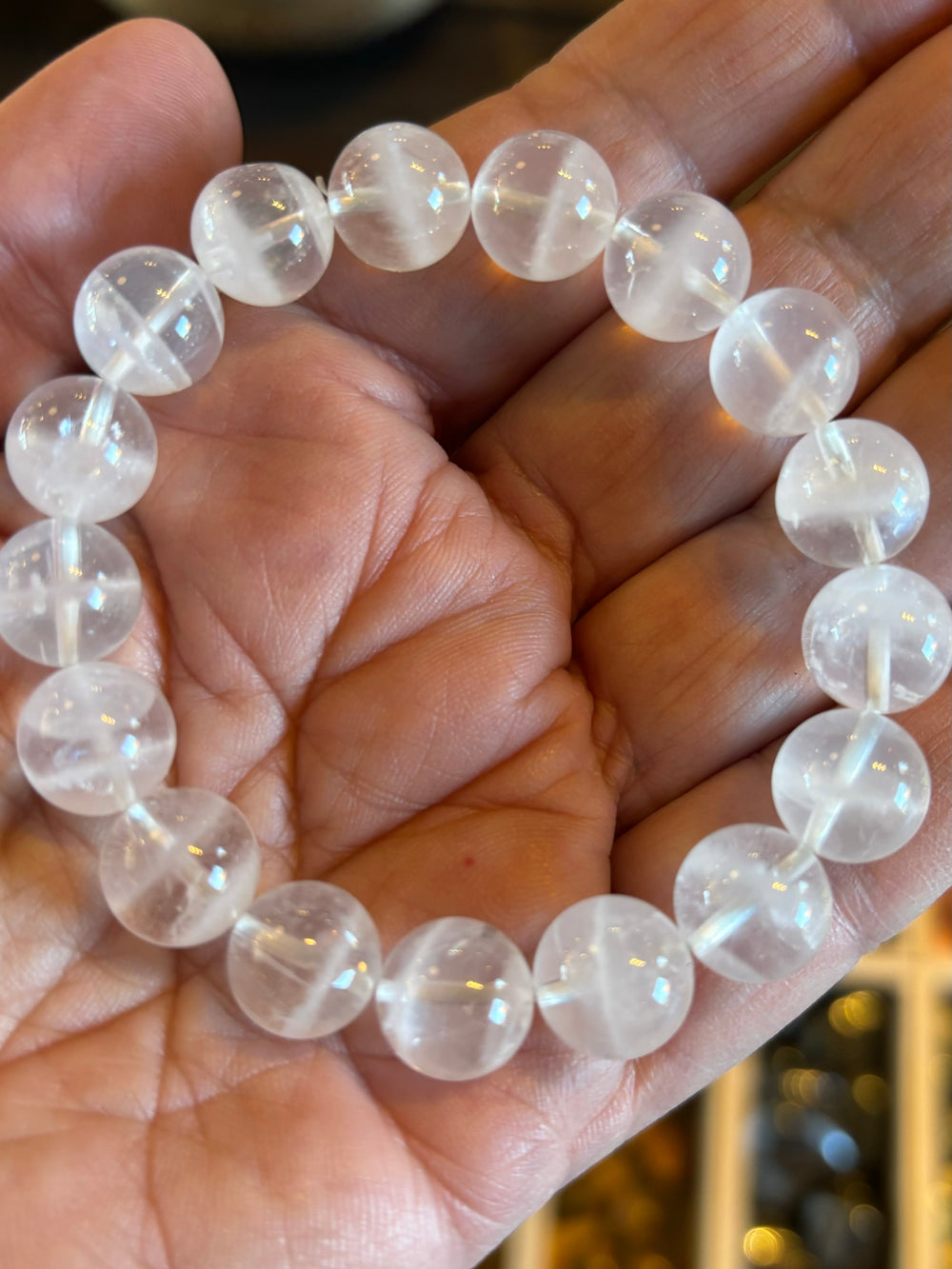 White Phantom Quartz Bracelet