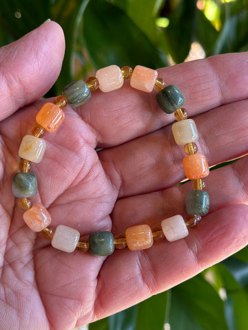 MIXED JADE BRACELET