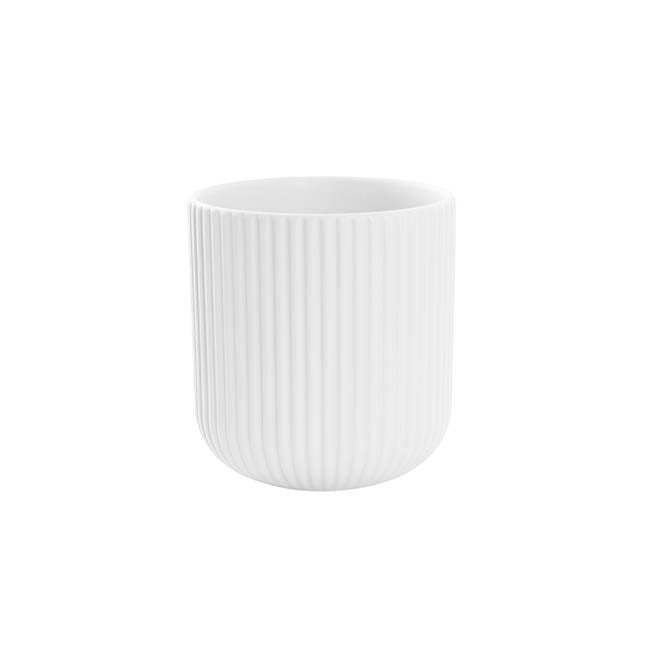 CERAMIC CYPRUS VASE MATTE WHITE