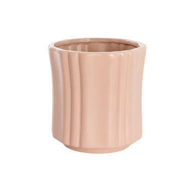 Ceramic Florence Vase in Matte Pink