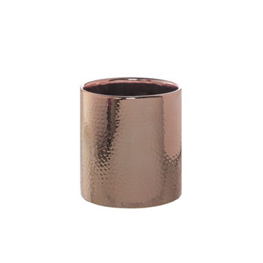 Metallic Gold Ceramic Bondi Cube Planter 13x13x12cm