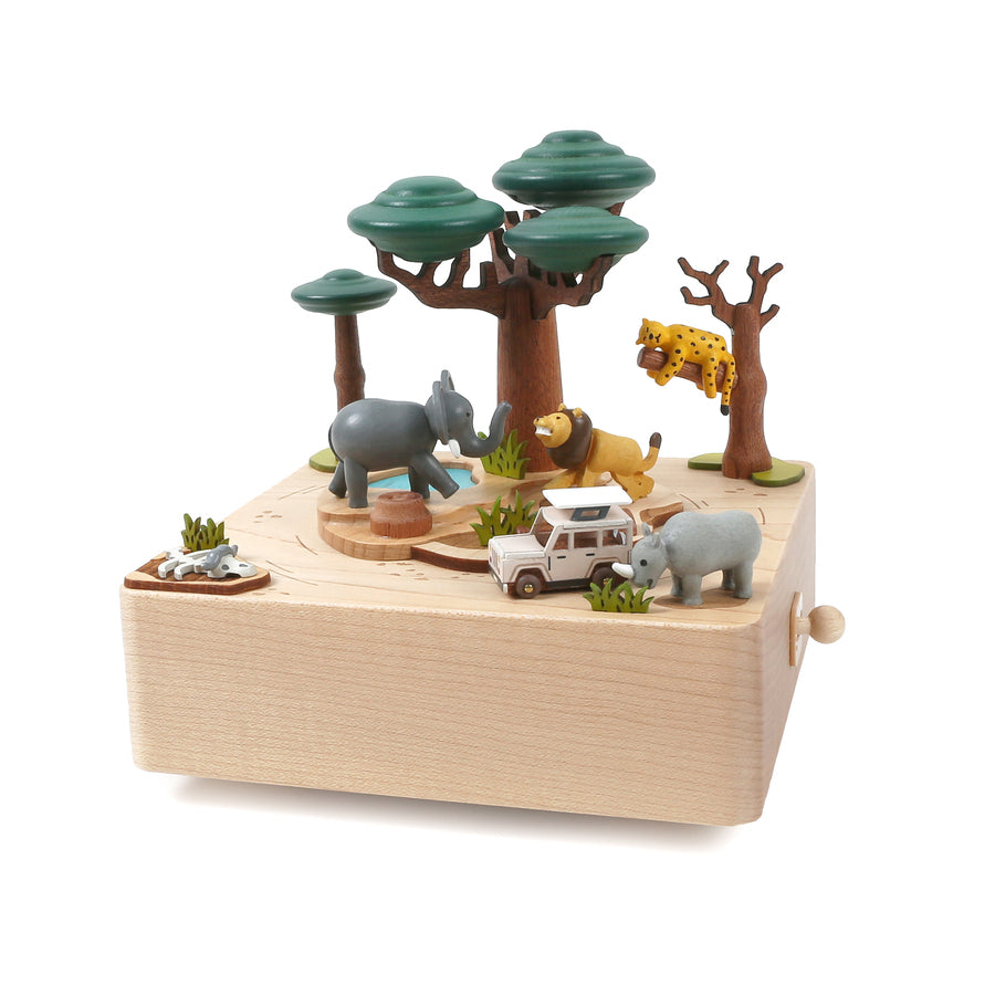 AFRICAN SAFARI MUSIC BOX - Wooderful Life