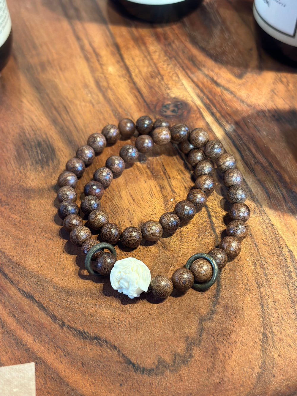 Meditation Wooden Bead Bracelet