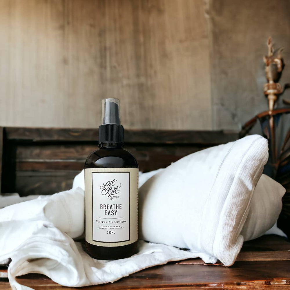 BREATHE EASY WHITE CAMPHOR ROOM/PILLOW SPRAY/STEAM INHALANT
