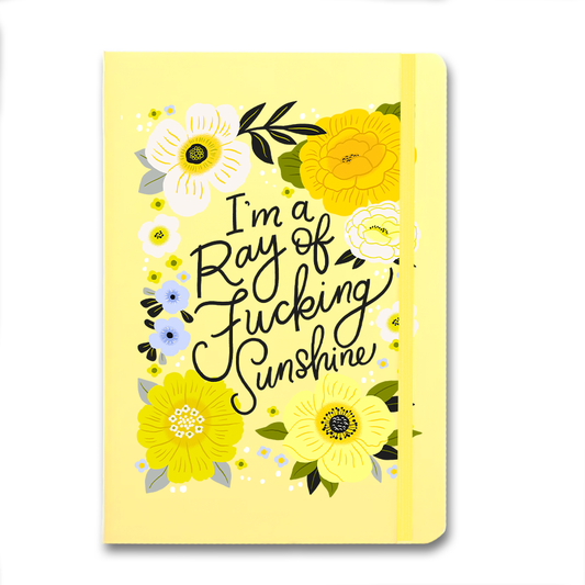 I'm a Ray of Fucking Sunshine Motivational Notepad: Notebook + Matching Pen