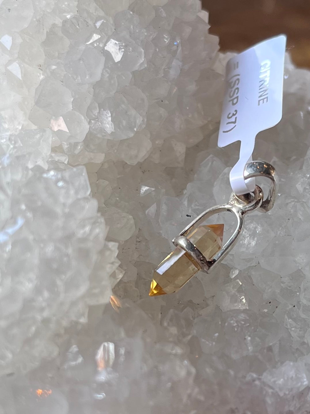Double Point Pendant in Sterling Silver