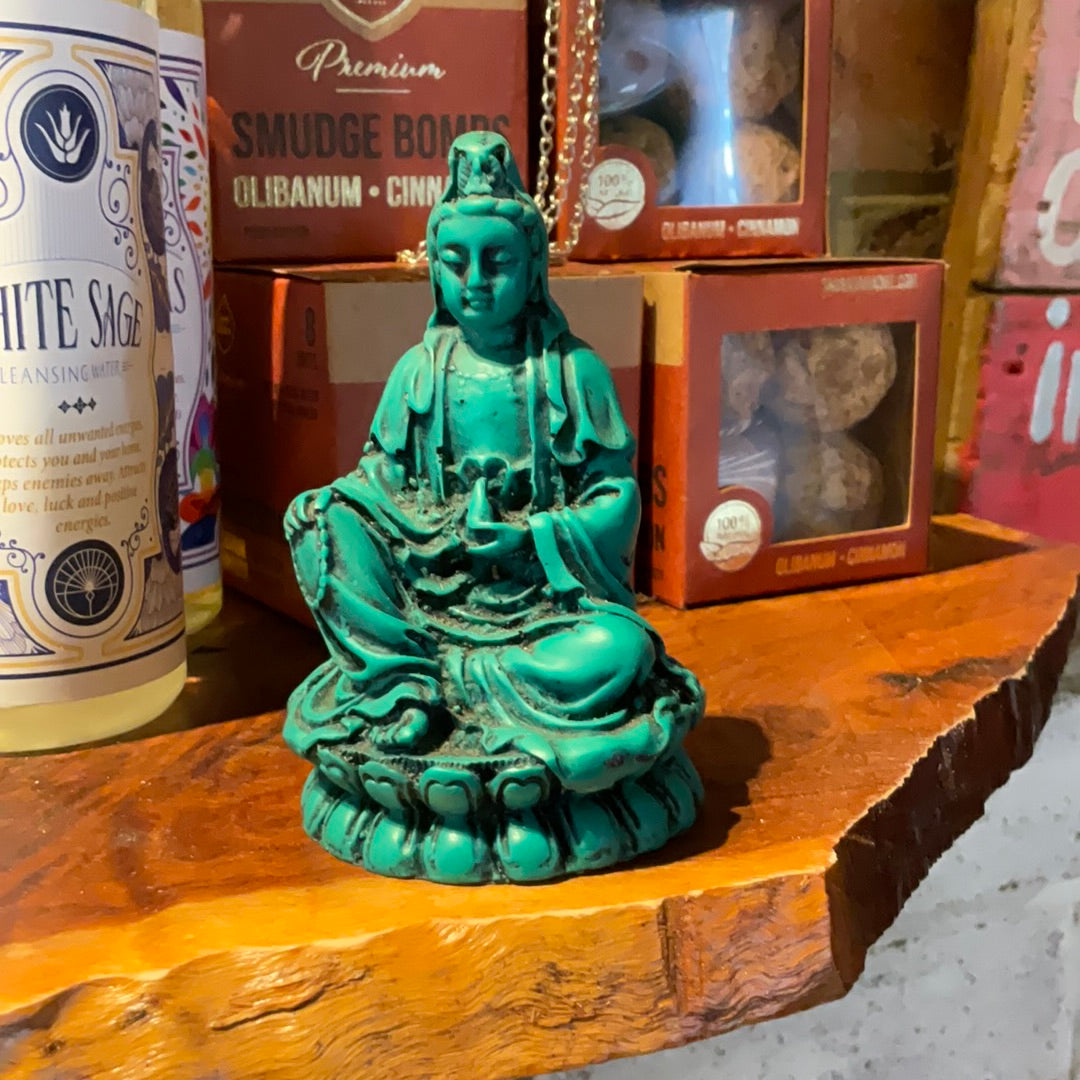 FIGURE QUAN YIN TURQUOISE