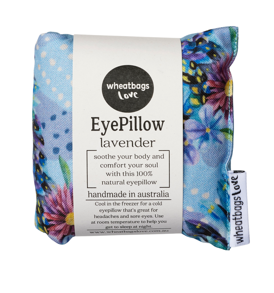 Eye Pillow - Blue Cockatoo (lavender scented)