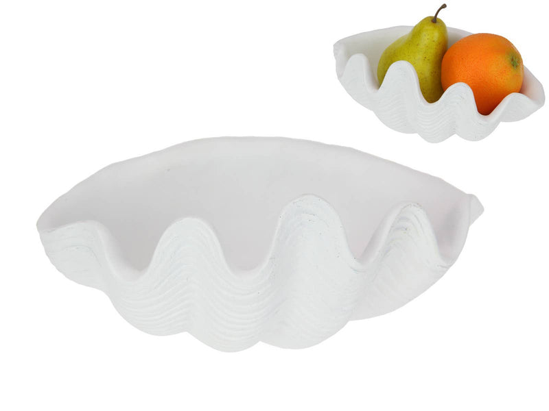 22cm White Beach Clam Bowl