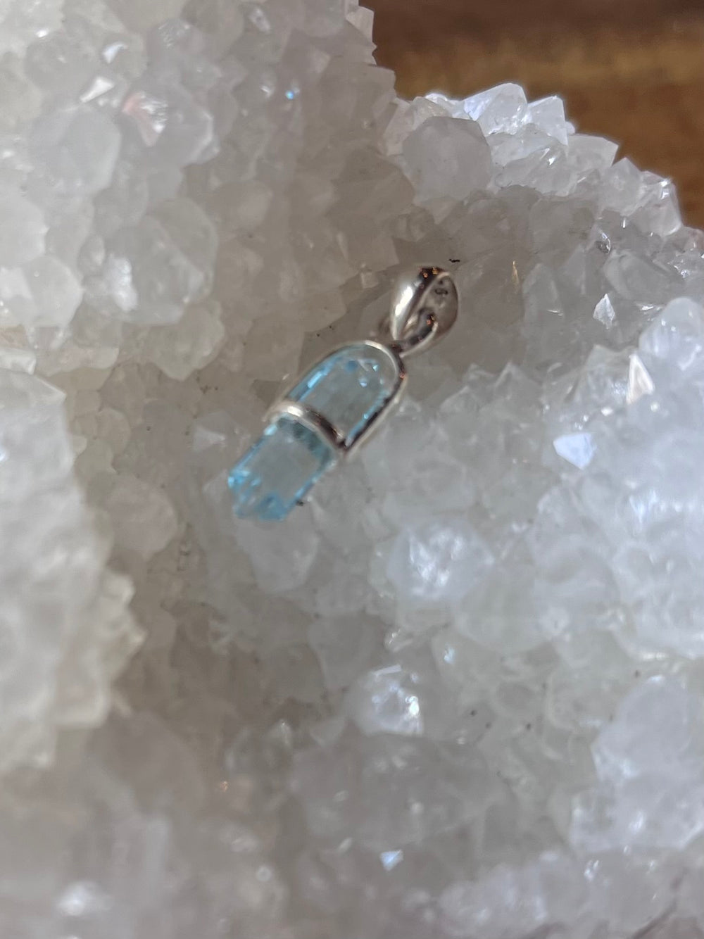 Double Point Pendant in Sterling Silver